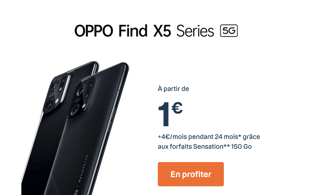 Oppo Find X5 Lite Bouygues