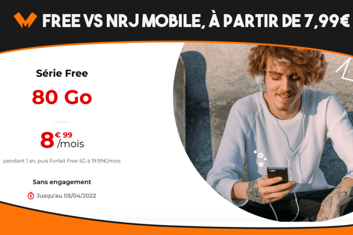 Des forfaits pas chers à l'honneur dans ce duel entre Free et NRJ Mobile.