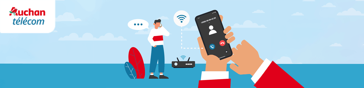 Profiter des appels Wi-Fi avec Auchan Telecom