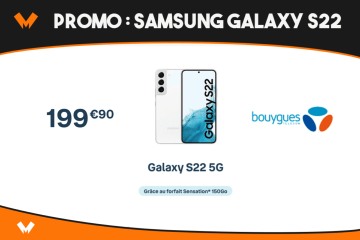 Samsung Galaxy S22 en promo