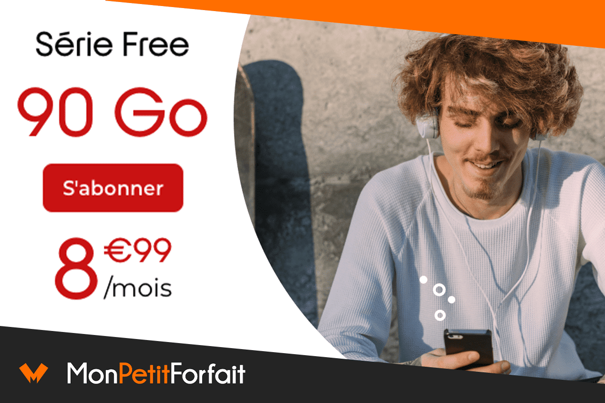 Forfait mobile Série Free 90 Go promo