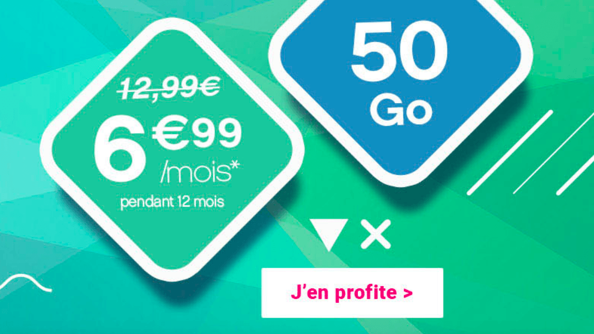 Avec l'offre de Coriolis Telecom, 50 Go de 4G ne valent plus que 6,99€
