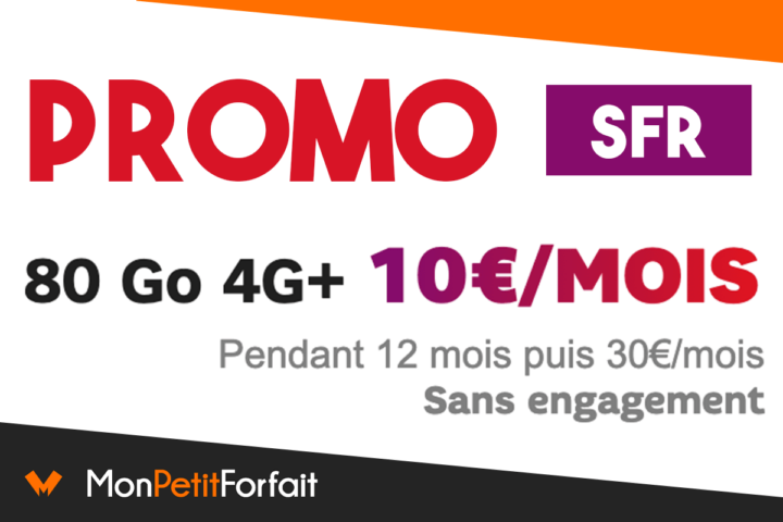 Forfait mobile SFR 4G plus