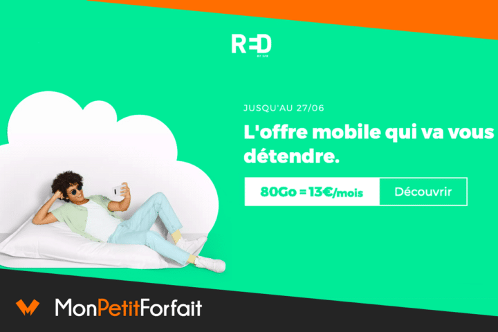 Quel forfait mobile RED by SFR, la version 80 ou 120 Go ?