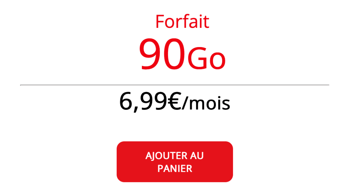 Auchan telecom forfait 90 go