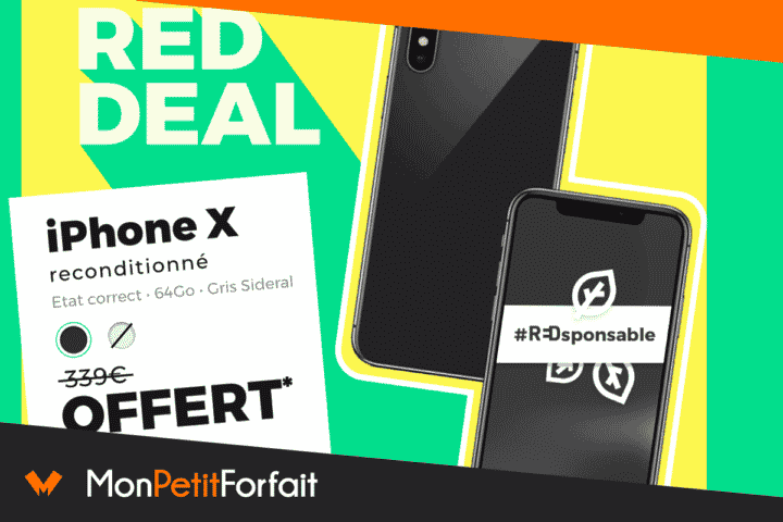 Forfait 100 Go + iPhone X RED Deal