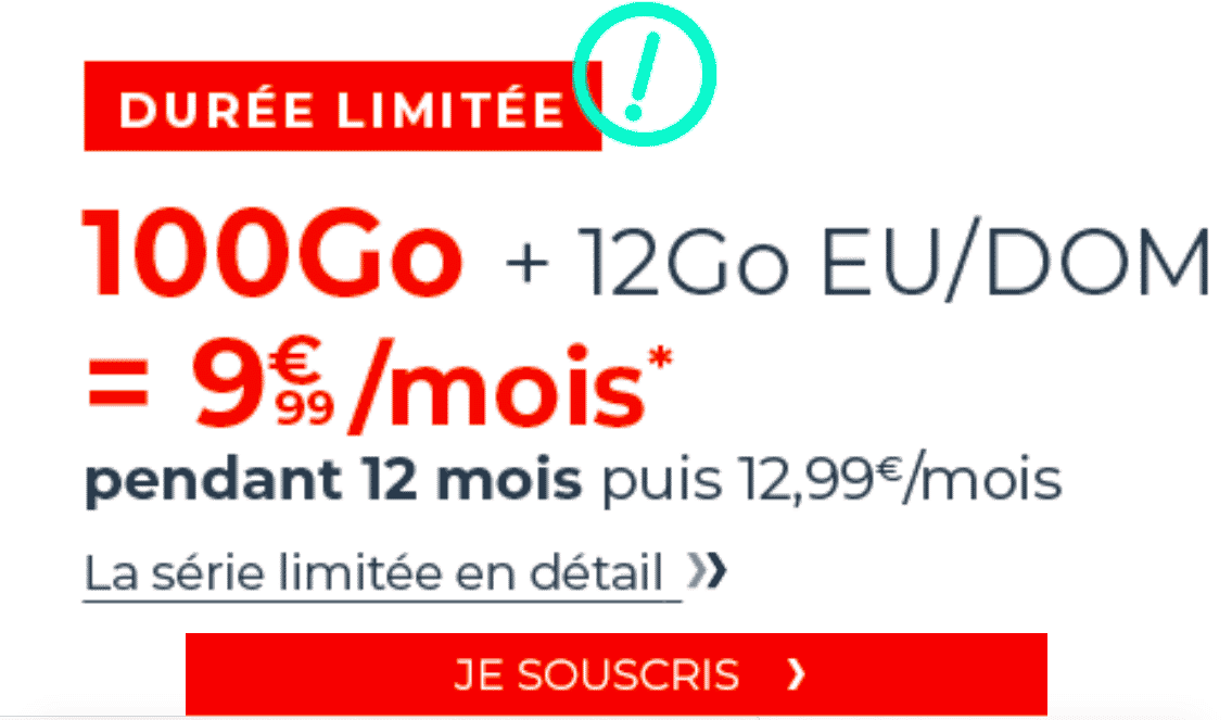 L'opérateur Cdiscount présente son offre phare : un forfait mobile 100 Go pour 9,99€