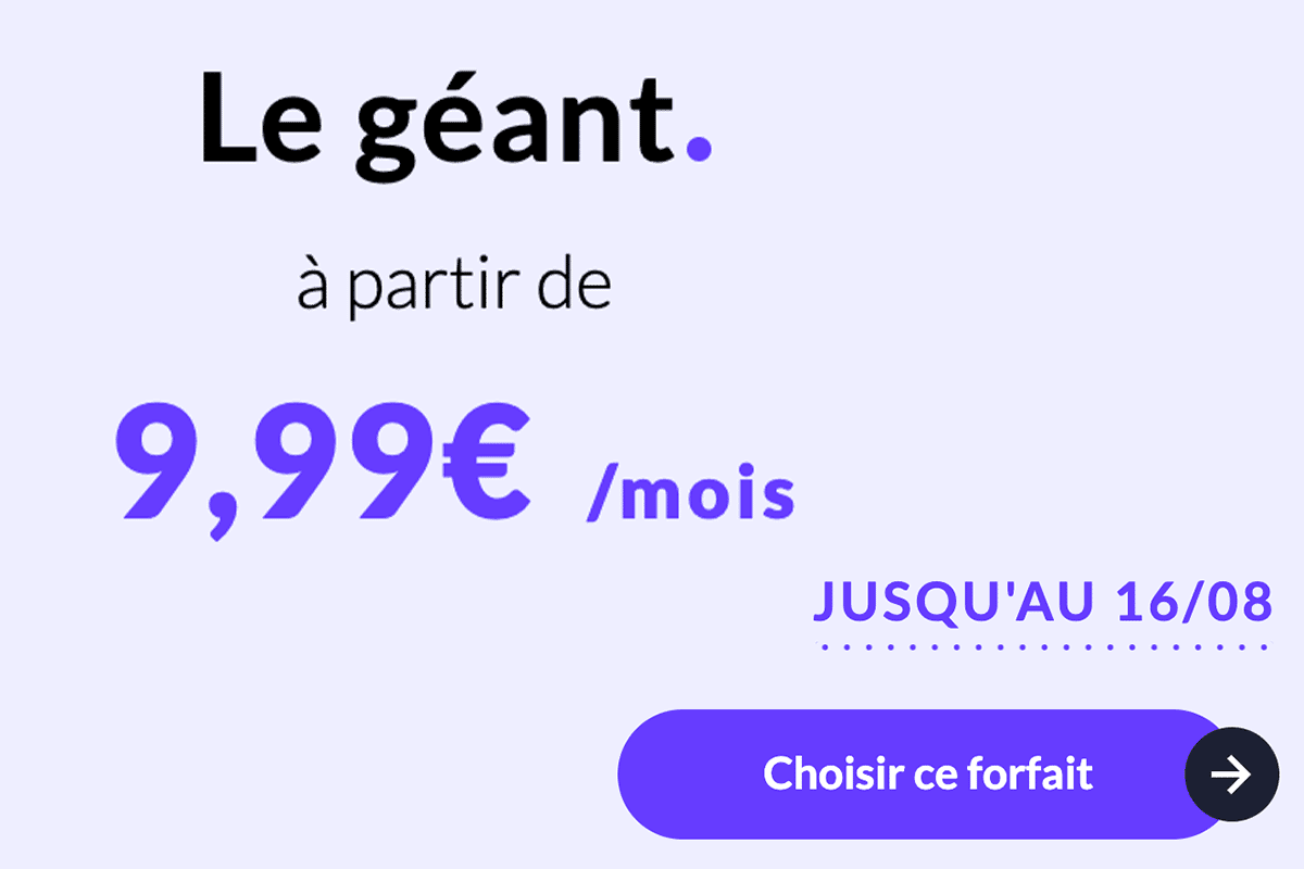 Prixtel forfait 100 Go le Géant