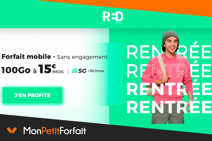 RED by SFR et B&You pour un forfait mobile 100 Go