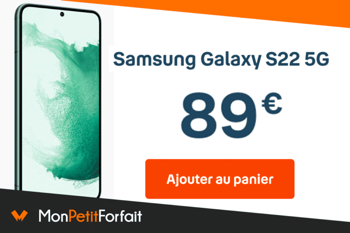 Forfait 5G plus Samsung Galaxy S22