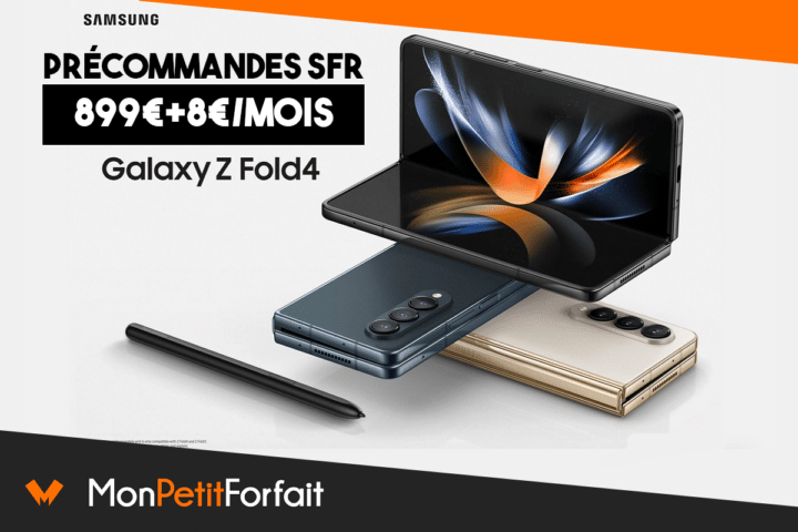 Le Galaxy Z Fold 4 est en précommande chez SFR