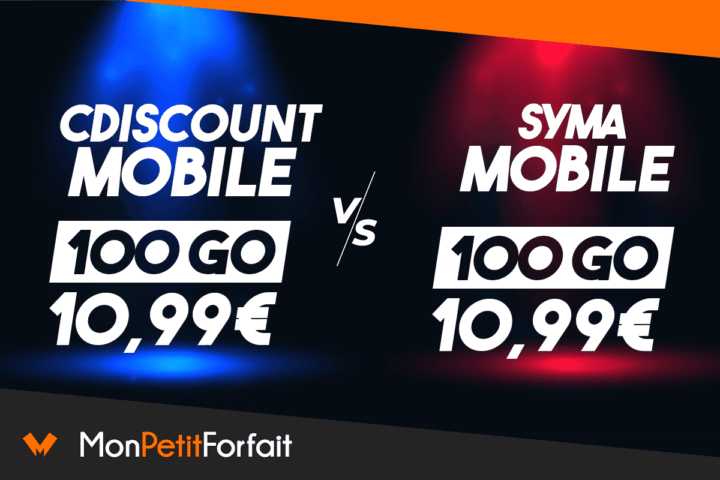 Forfait mobile 100 Go 10,99€