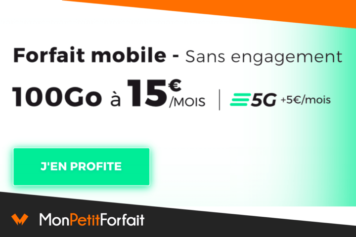 RED by SFR forfait pas cher 100 200 1 Go