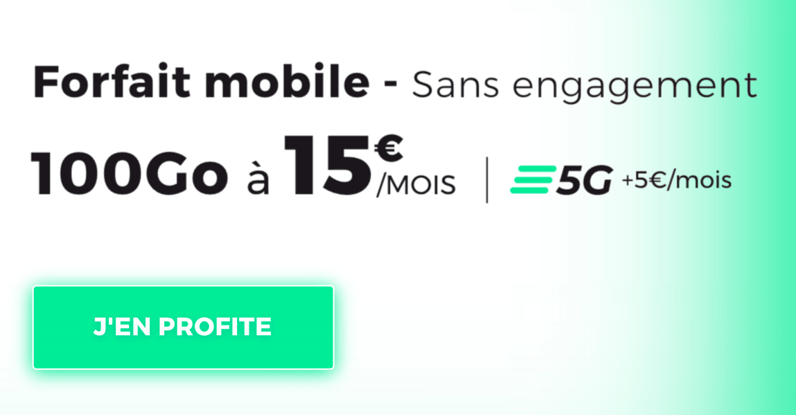 100 Go forfait pas cher RED by SFR