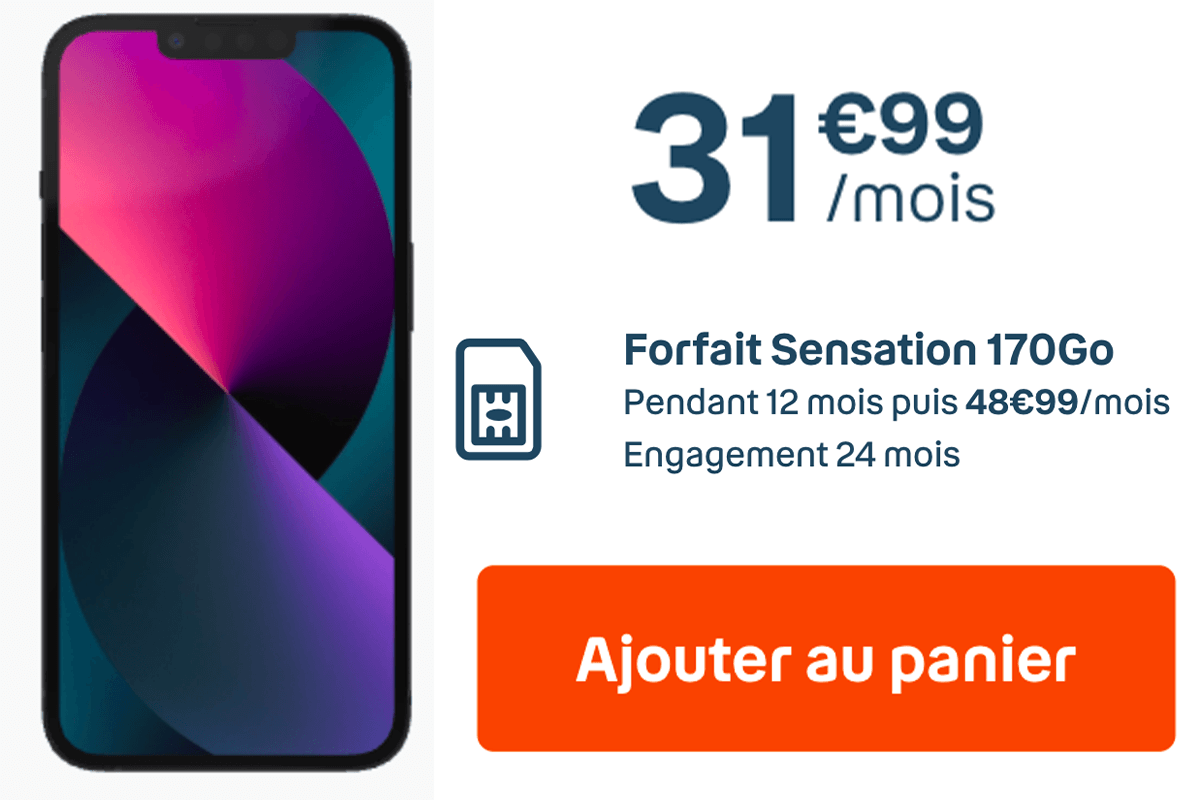 Bouygues 1 euro iPhone 13