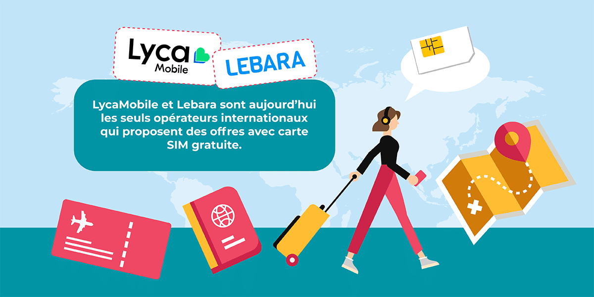 Thẻ SIM miễn phí LeBara và Lycamobile