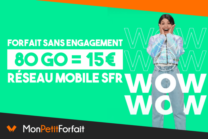 Forfait sans engagement SFR RED by SFR