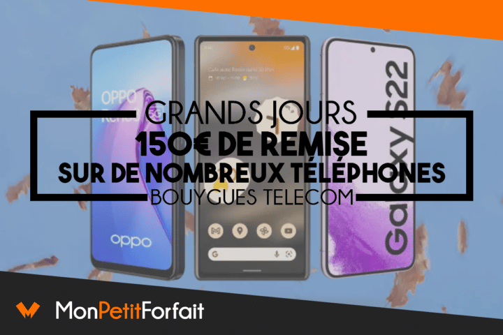 Promos téléphones Grands Jours Bouygues