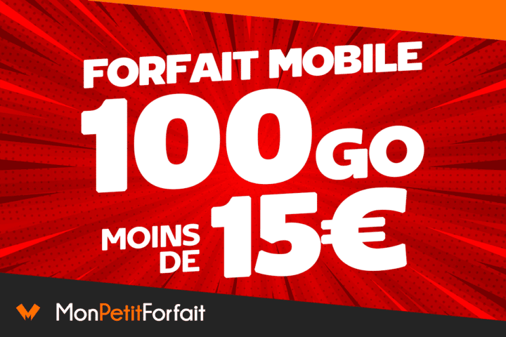 15 euros forfait 100 Go