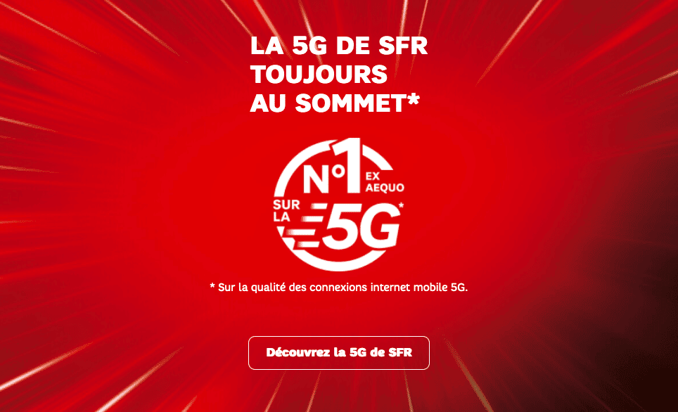 SFR n°1 sur la 5G