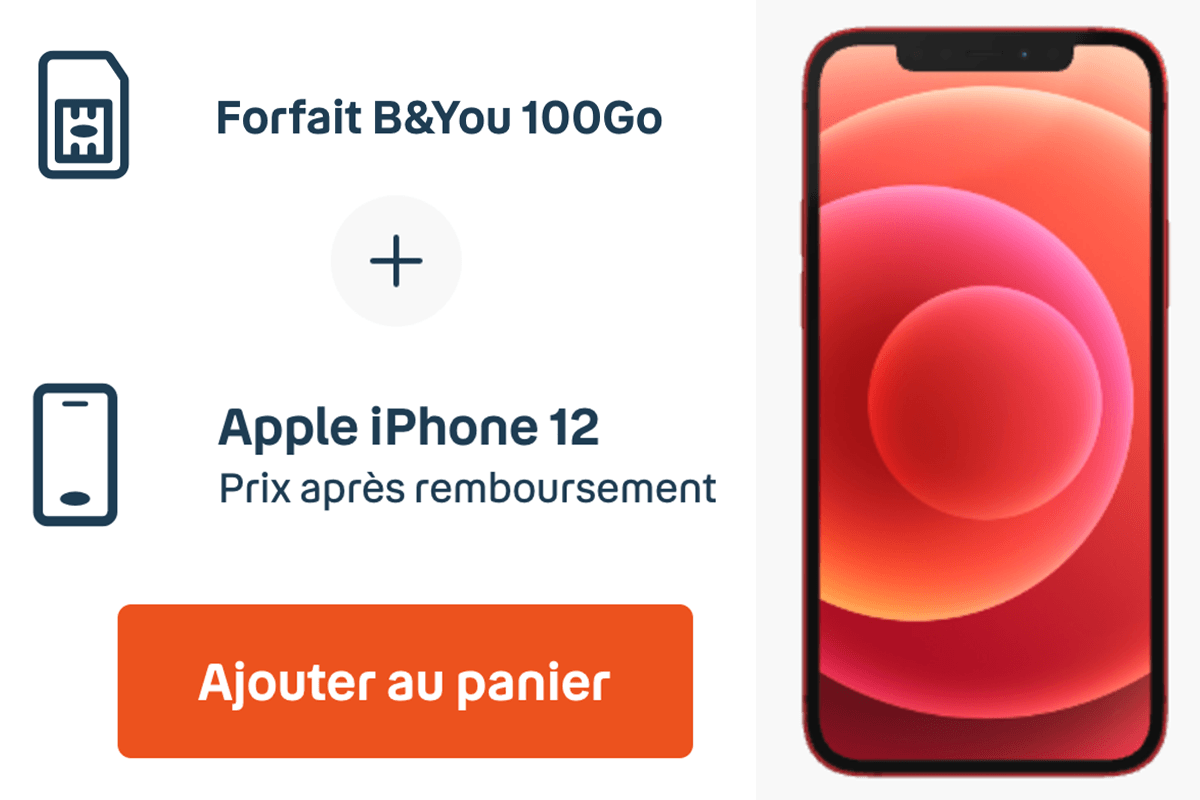 B&You offre iPhone 12