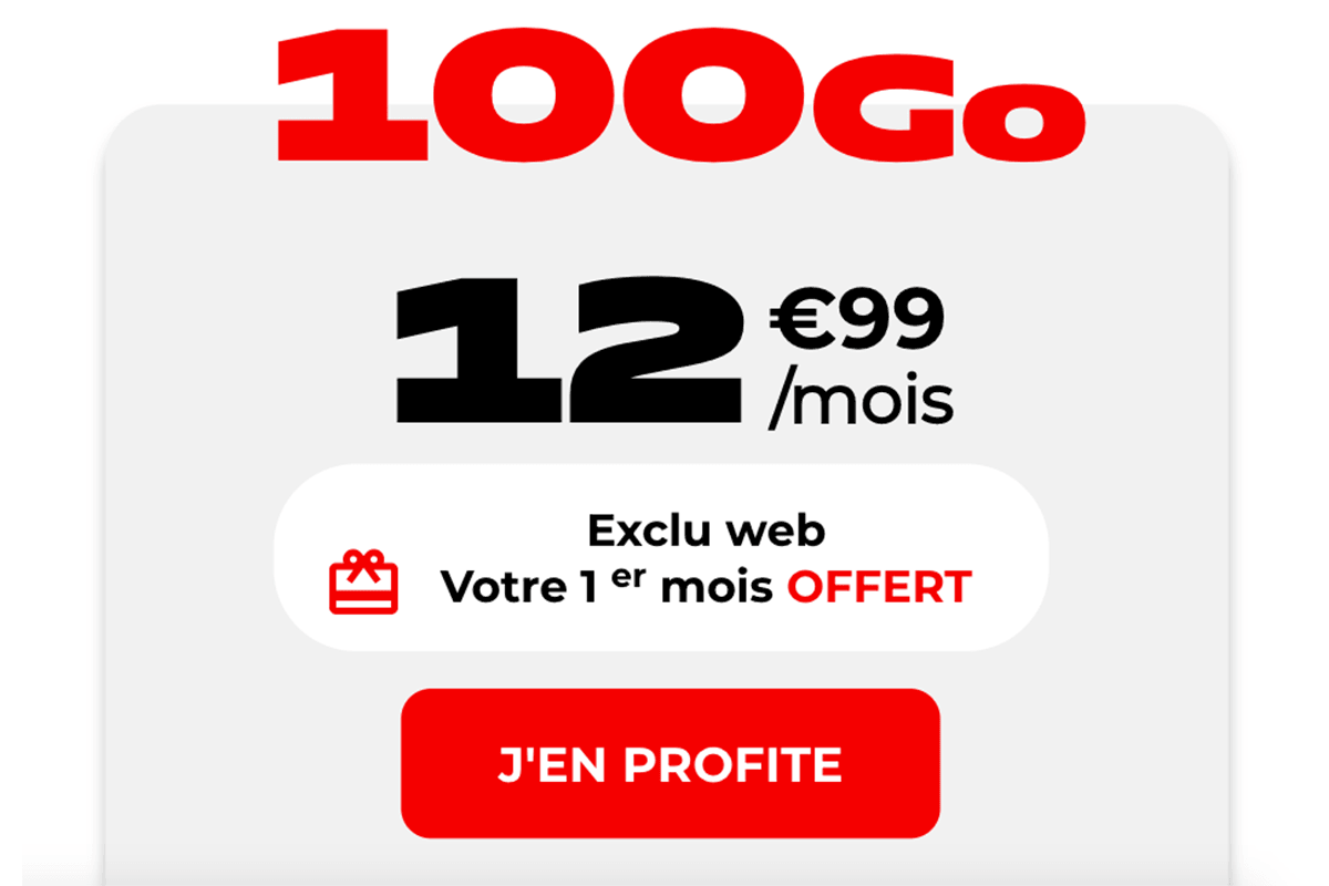 100 Go gratuits NRJ Mobile