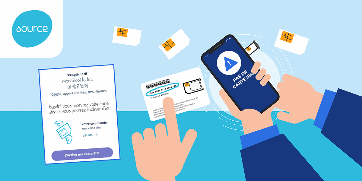 Activation carte SIM Source Mobile