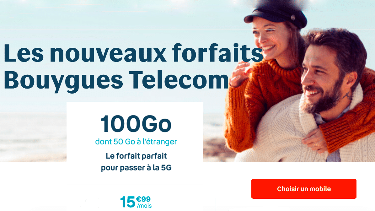 Forfait mobile 5G Bouygues