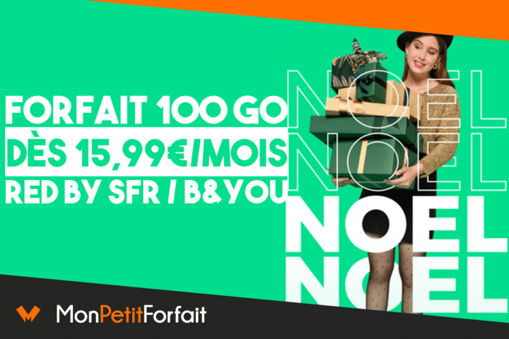 Forfait 100 Go en promo chez RED by SFR et B&You
