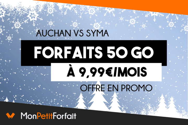 Syma vs Auchan forfait 50 Go