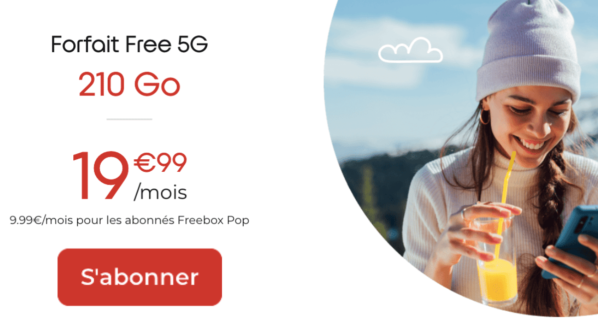 Forfait mobile en promo Free 5G