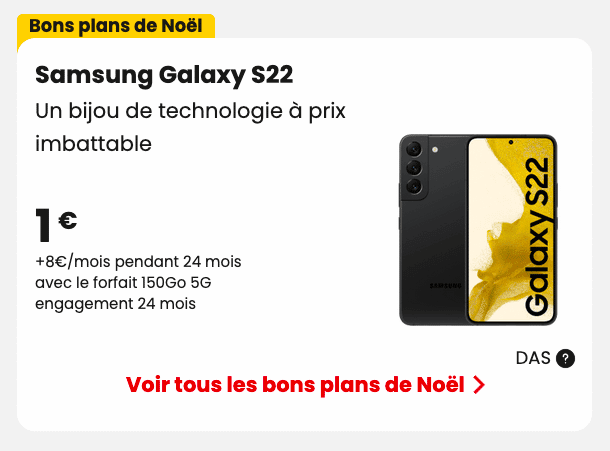 Samsung Galaxy S22 à 1€