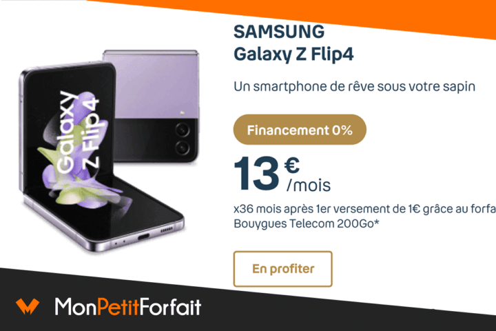 Noël de Bouygues Samsung Galaxy Z Flip4