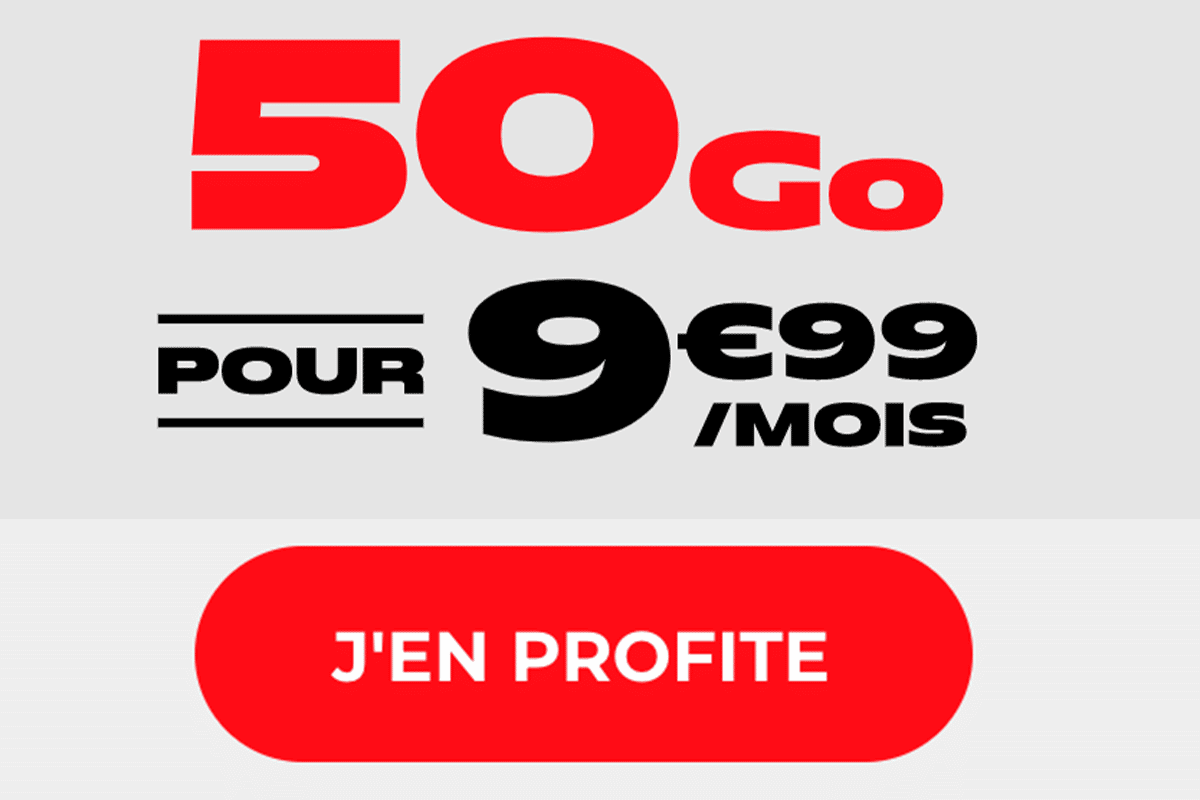 NRJ forfait mobile 50 Go