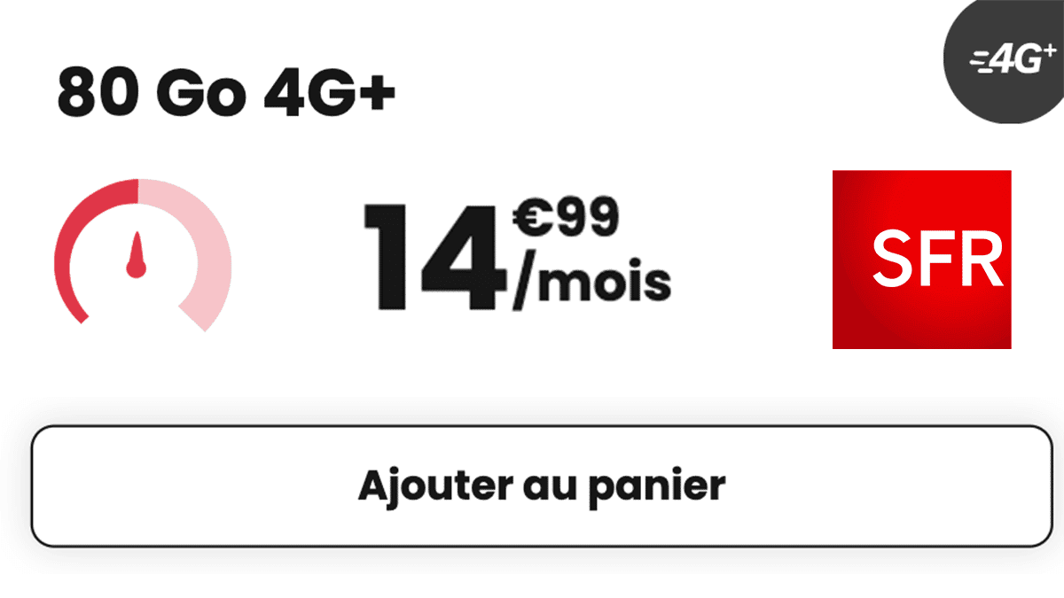 Forfait mobile sans engagement à 14,99€ plutôt Orange ou SFR