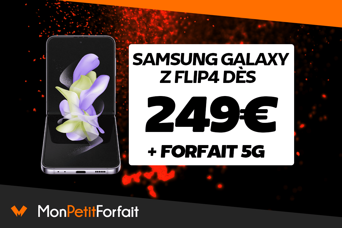 € 249 Galaxy Z Flip4 Orange