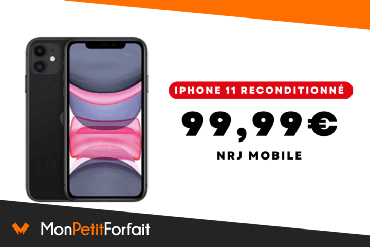 iPhone 11 en promo avec NRJ Mobile
