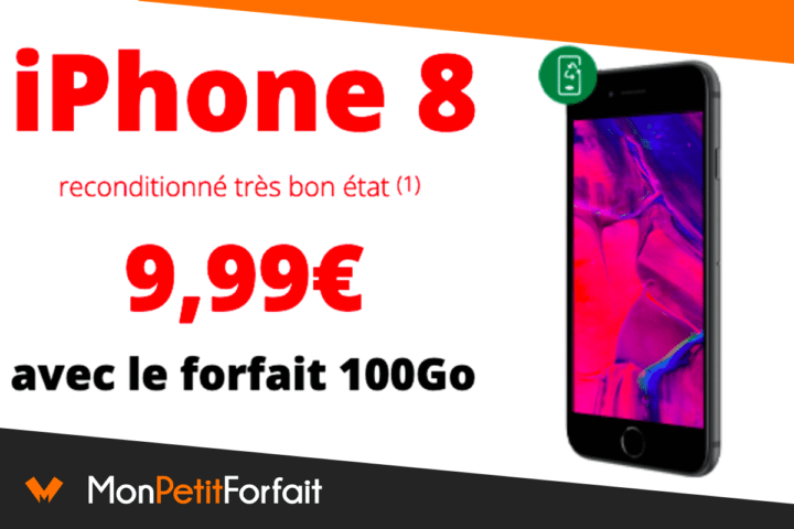 La promo iPhone 8 pas cher d'Auchan télécom
