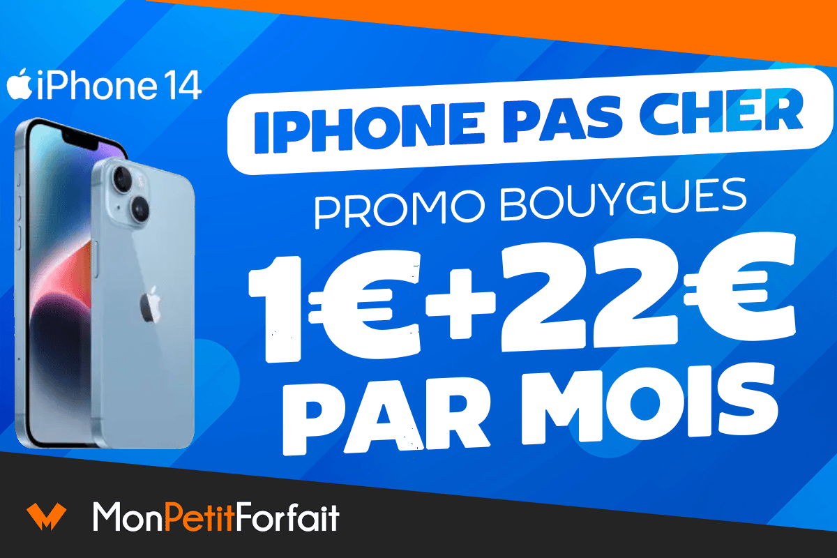 Soldes 2023 iPhone 14 pas cher avec un forfait 200 Go Bouygues — free download