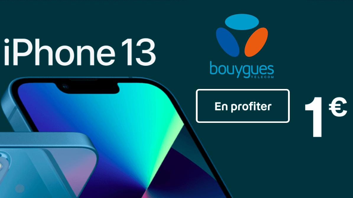Bouygues Telecom iPhone 13 à 1€