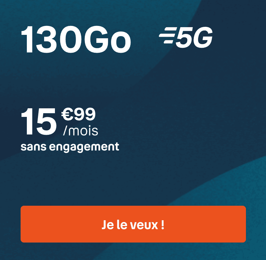 Forfait mobile 5G B&You soldes