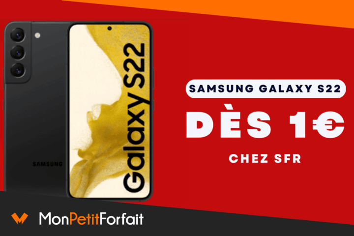 Samsung Galaxy S22 en promo de Noël