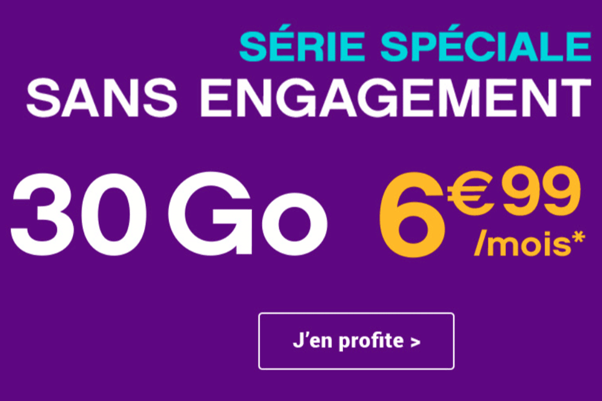 Coriolis Telecom forfait 30 Go pas cher