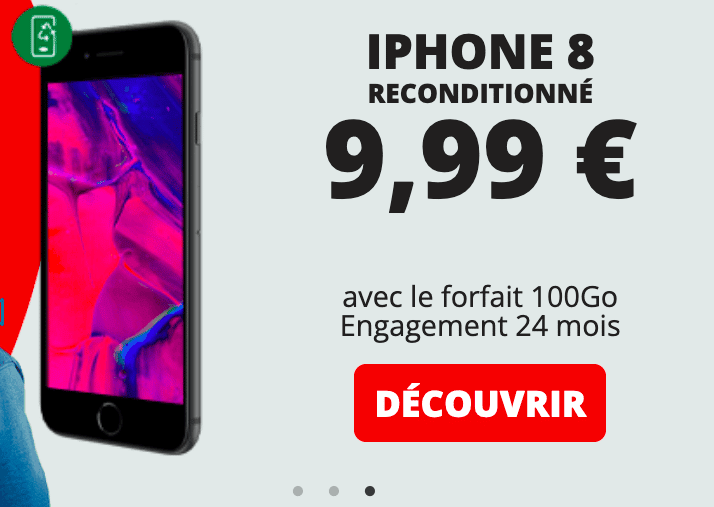 iPhone 8 avec Auchan Telecom