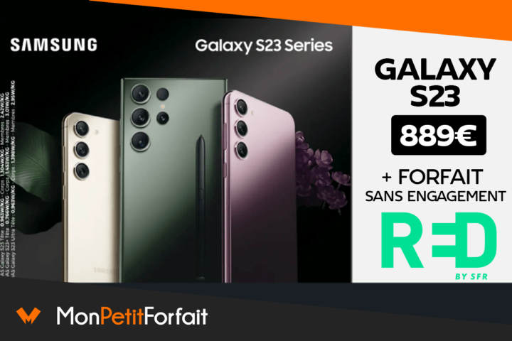 889€ Samsung Galaxy S23 précommande RED by SFR
