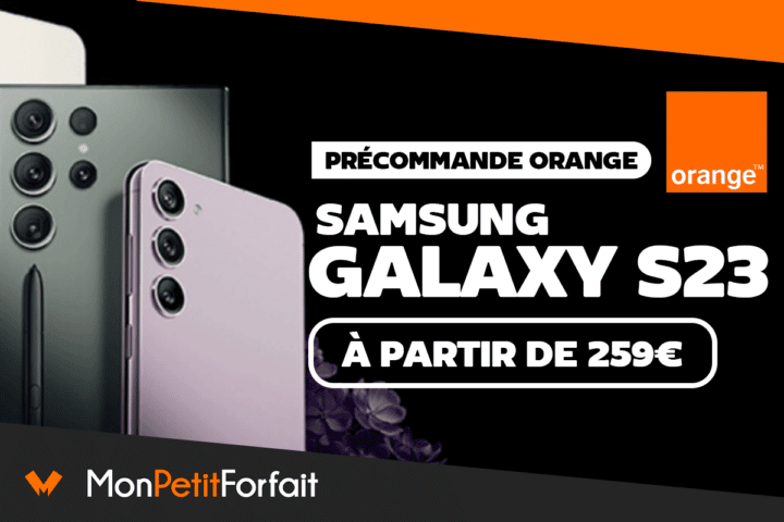 Orange précommande Samsung Galaxy S23
