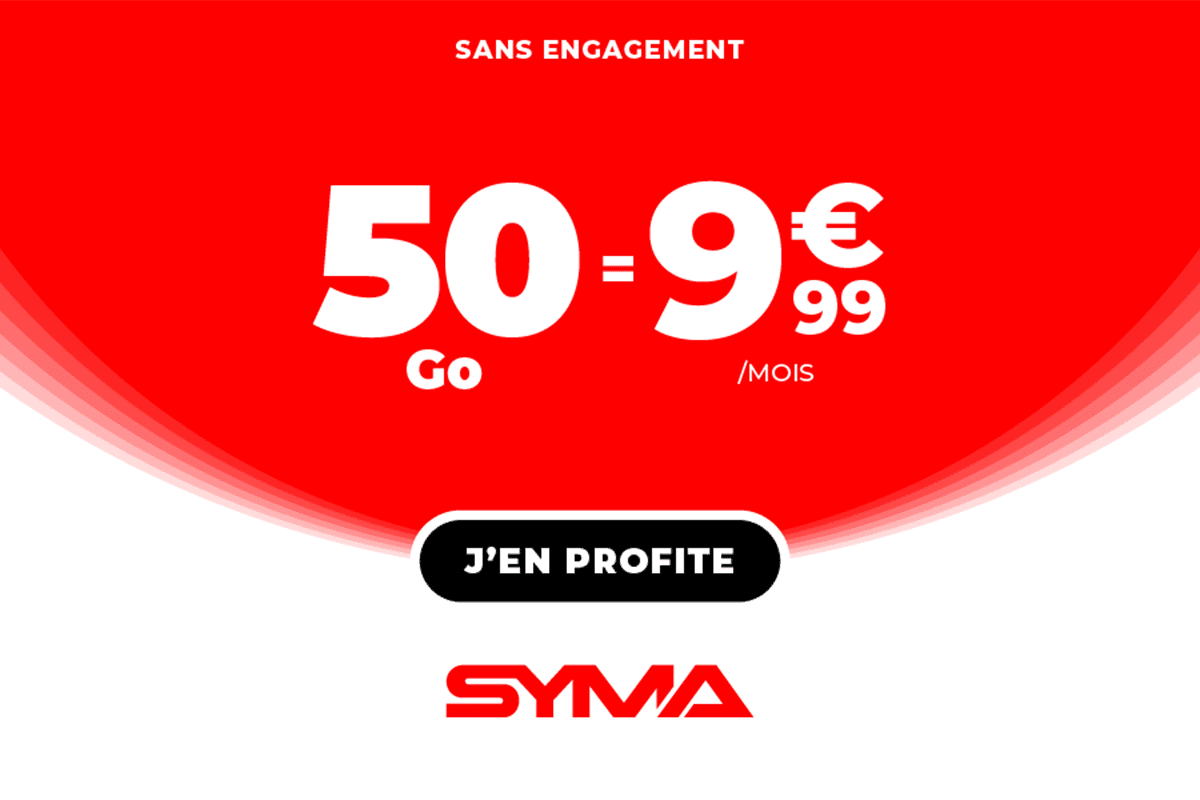 Forfait 50 Go de Syma Mobile