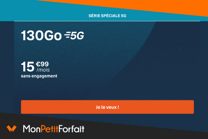 B&You forfait mobile 5G promotion