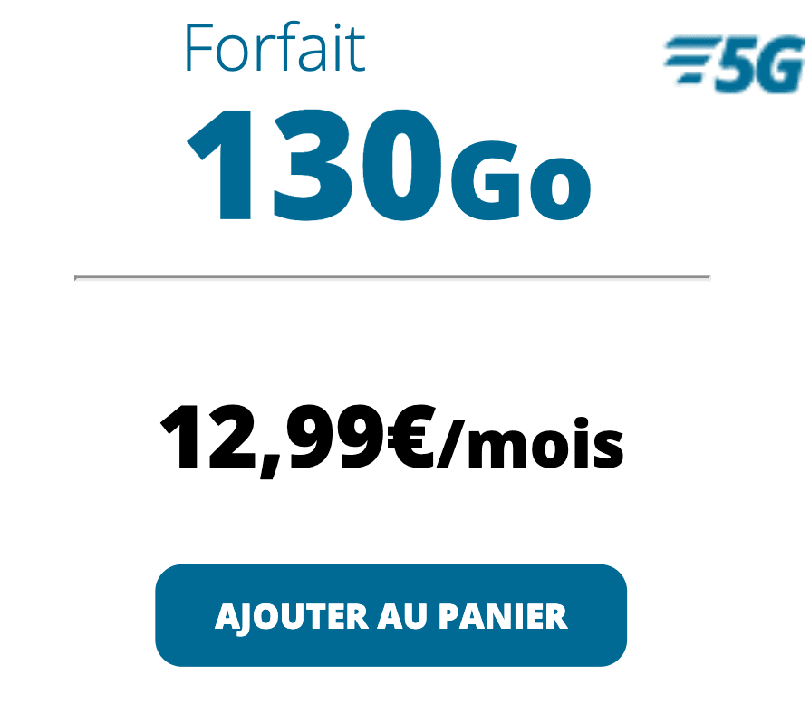 Auchan télécom forfait mobile 5G