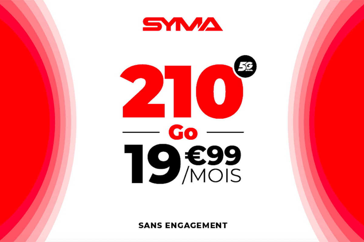 Syma Mobile forfait international 5G